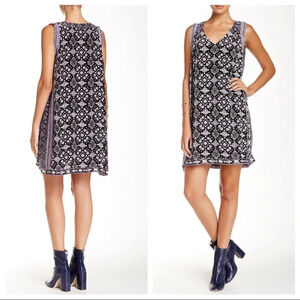 CALYPSO St. Barth Scarf Print Silk Dress Size XS